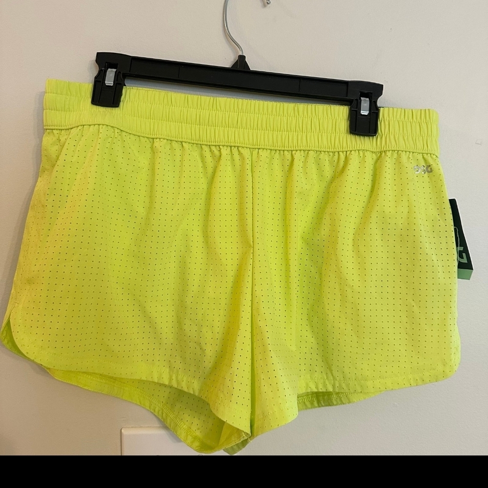 DSG Bright Yellow Athletic Shorts